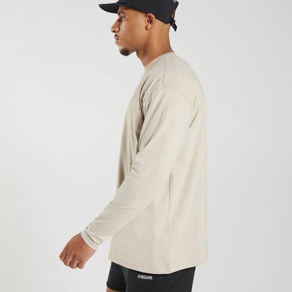 GYMSHARK REST DAY SWEATS LONG SLEEVE T-SHIRT NWT MEDIUM - Picture 5 of 7